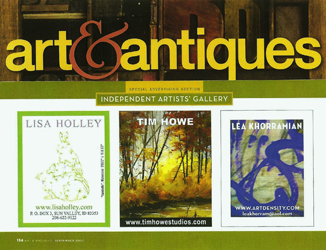 Art & Antiques featuring Tim Howe, artist